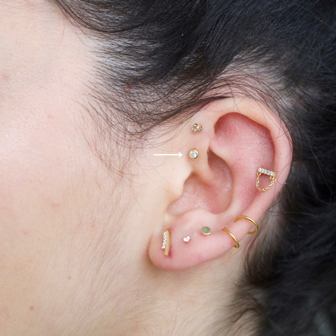 Double shops helix piercing jewelry