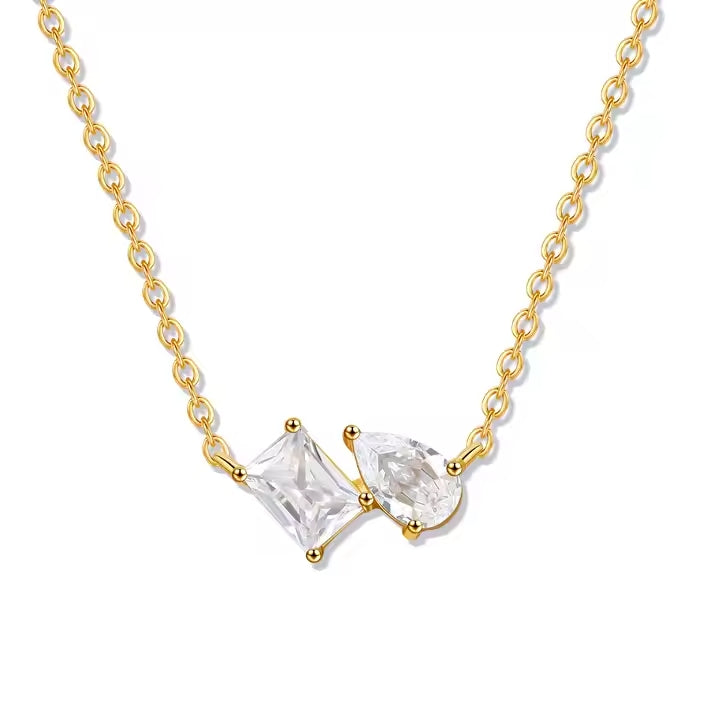 Toi et Moi Diamond Necklace