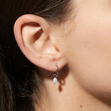 Pearl Drop hoops
