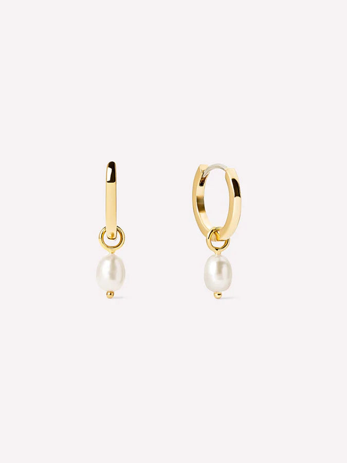 Pearl Drop hoops