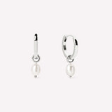 Pearl Drop hoops