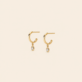 Oval Drop Hoops