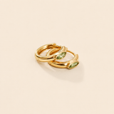 Crystal Gem Hoops