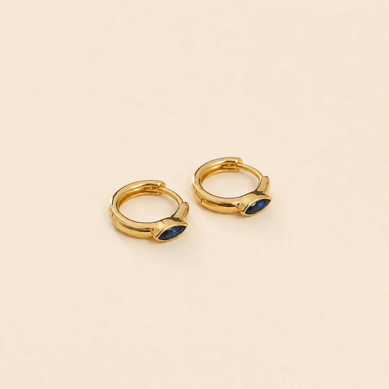 Crystal Gem Hoops
