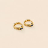 Crystal Gem Hoops