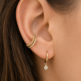 Oval Drop Hoops