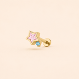 twinkle star threadless 316L