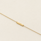 Solid Bar Bracelet 18K Gold Bracelet