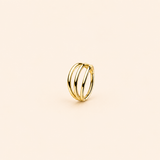 Triple Stack Solid Hoop