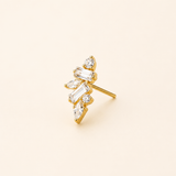 Marquise Arch Threadless Titanium