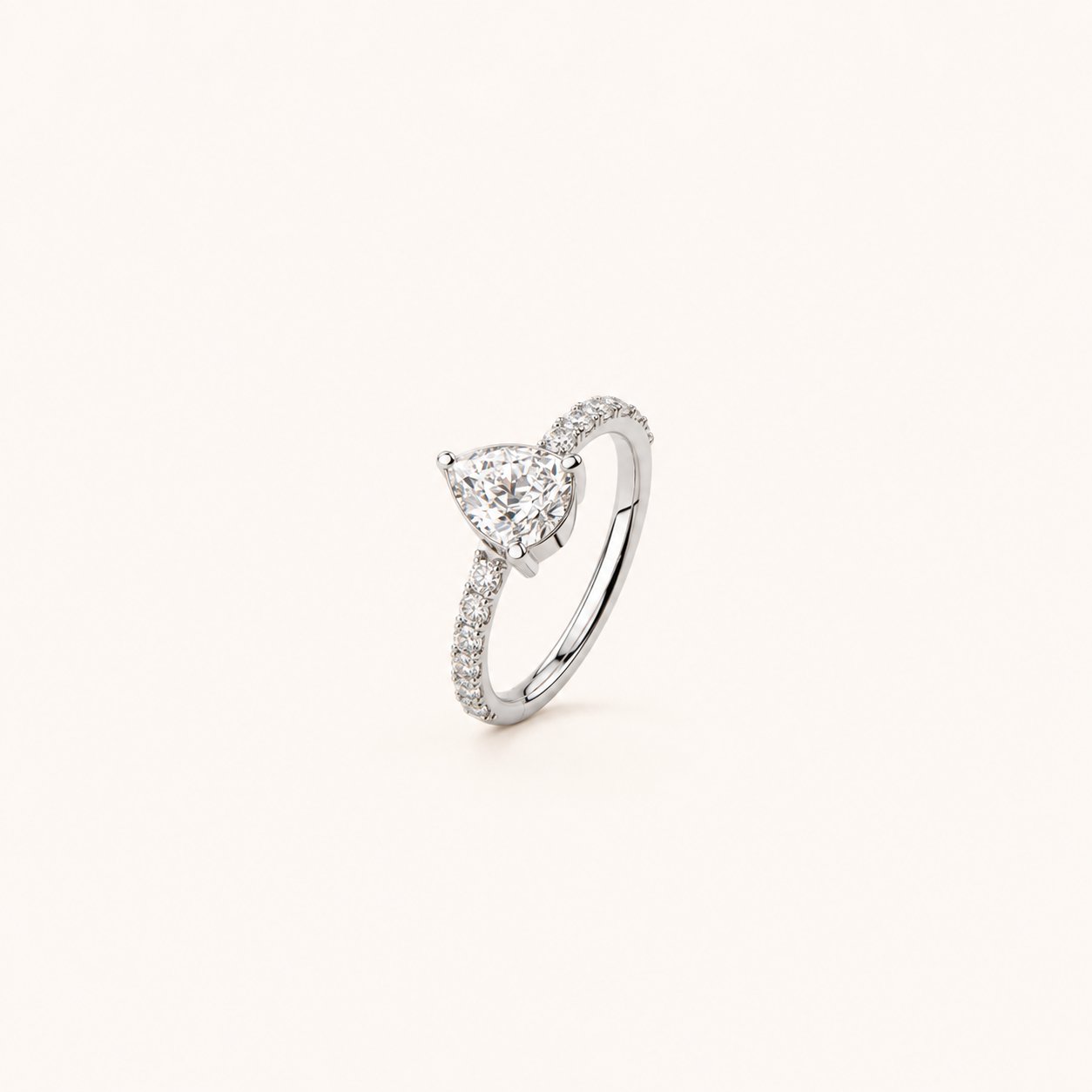 Marque Diamond Paved Hoop