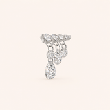 Descending Diamonds with Teardrop Dangle