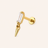 Cone Spike Dangle Threadless 316L