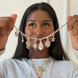 Freshwater Pearl Charm Necklace