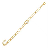 Paperclip Link Bracelet