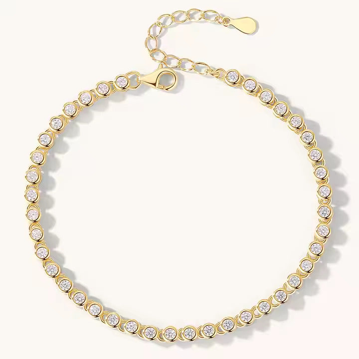 Diamond Bezel Tennis Bracelet