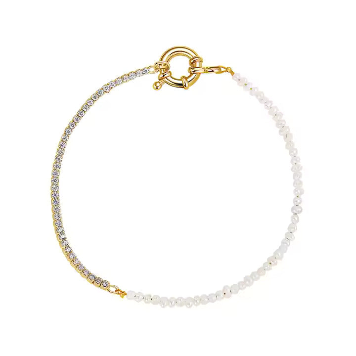 Freshwater Pearl Tennis Bracelet
