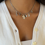 Silver Fever Charm Necklace
