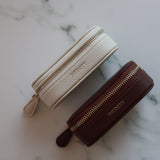 Leather Mini Oval Jewellery Box