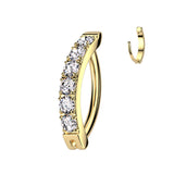 Diamond Navel Ring