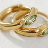 Crystal Gem Hoops