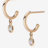 Oval Open Drop Hoops