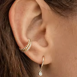Oval Open Drop Hoops