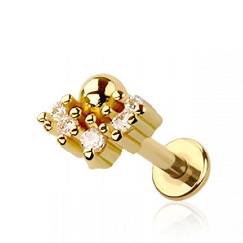 Plain Ball Threadless Titanium