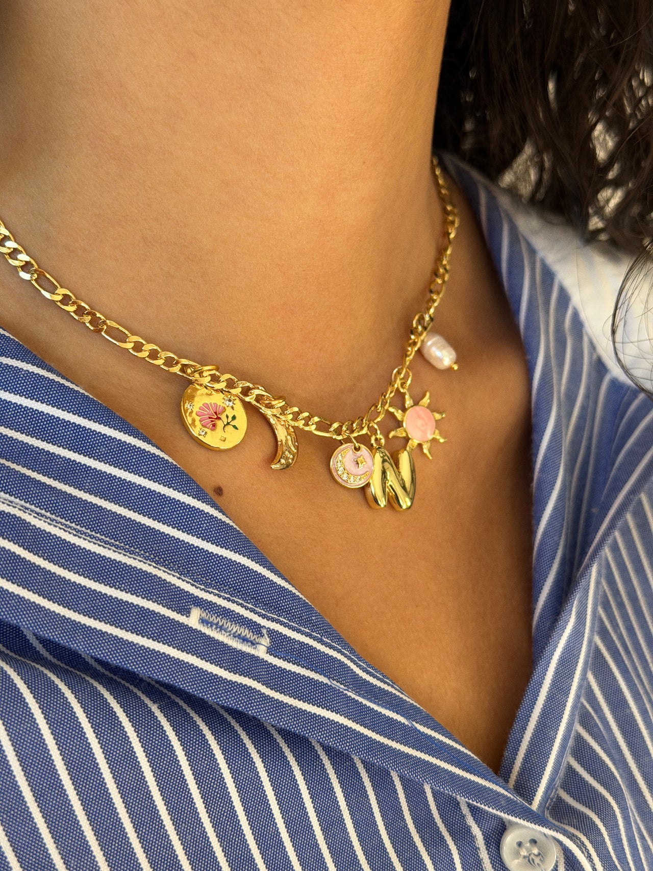 Summer Solistice Charm Necklace