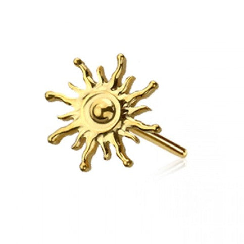 Aztec Sun Threadless Titanium