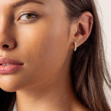 Petite Pearl Hoops