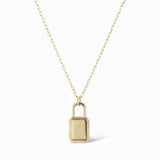 Petite Engraved Locket 18K Gold