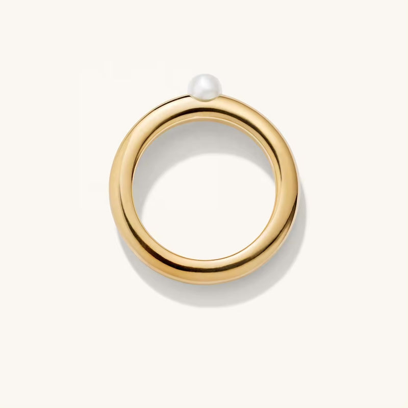 Pearl Stacker Ring