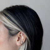 Stacked Diamond Stud