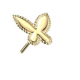 Scalloped butterfly 14k