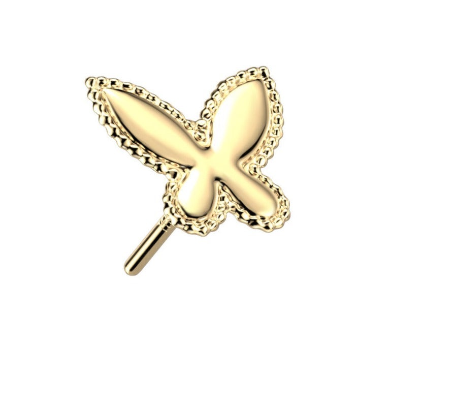 Scalloped butterfly 14k