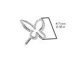 Scalloped butterfly 14k