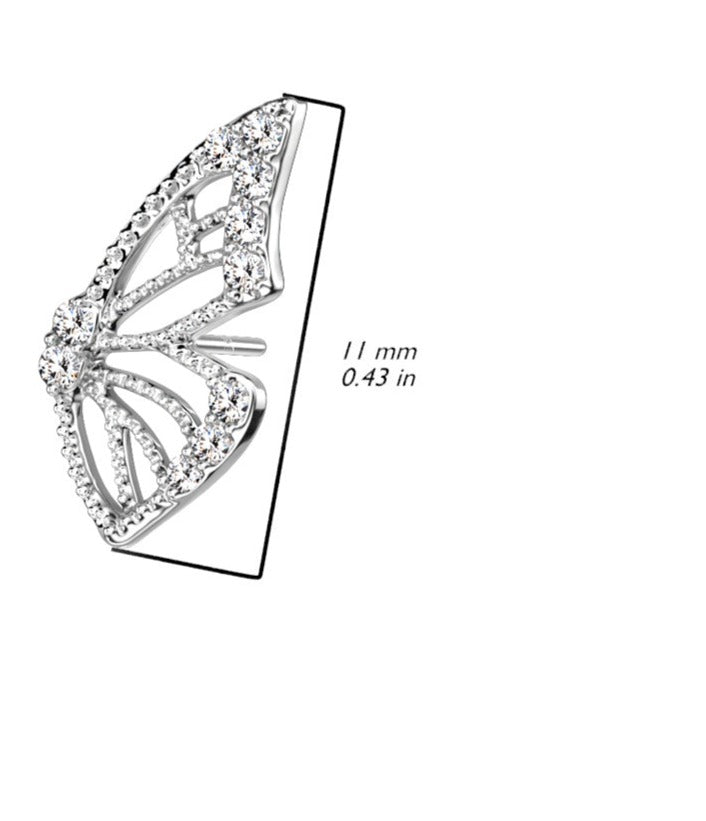 Diamond Butterfly Wing 14K