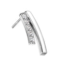 Lined Gem 14k